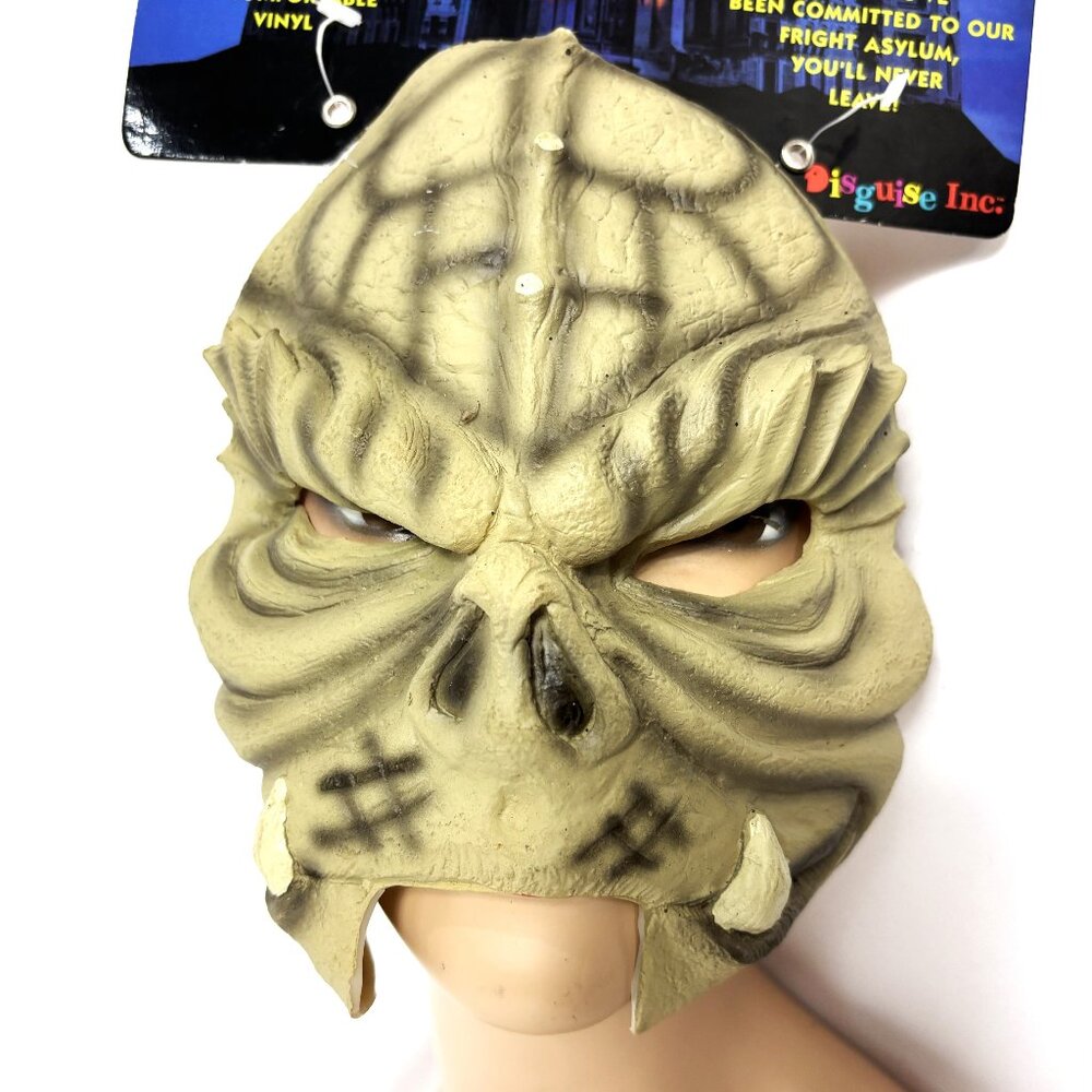 Disguise Fright Asylum Alien Halloween Monster Mask NOS – NWT